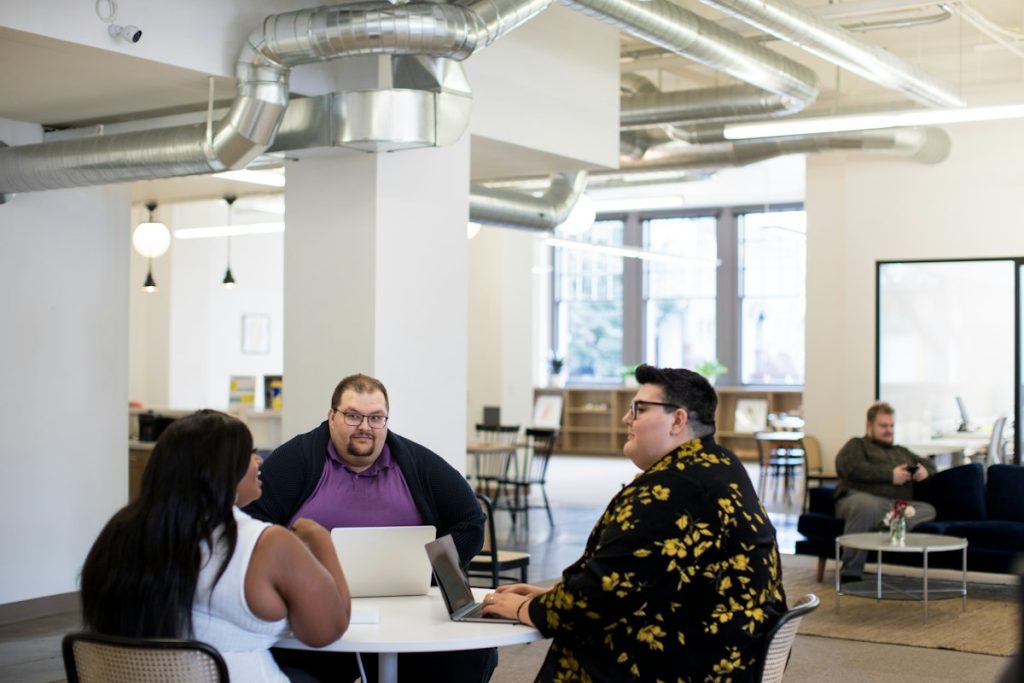 SEPL team working together in a bright office