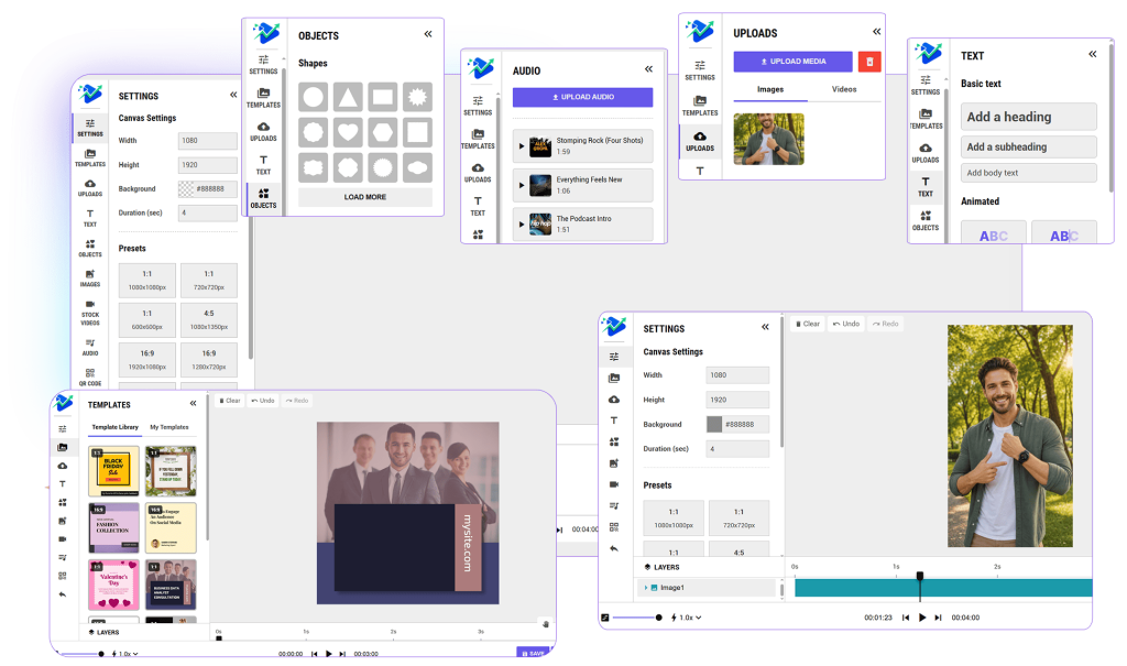ViralRevenueAI built-in video editor